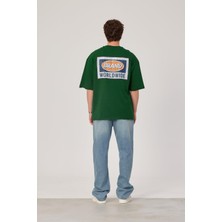 Nomarc Brand Worldwide Baskılı Yeşil Tshirt