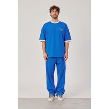 Nomarc Respire Yazılı Mavi Tshirt