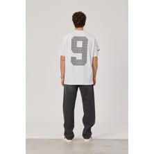 Nomarc 9 Rakam Baskılı Beyaz Tshirt