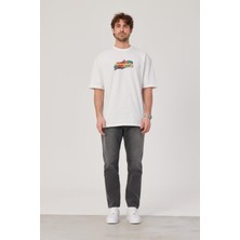 Nomarc Apparel Baskılı Beyaz Tshirt