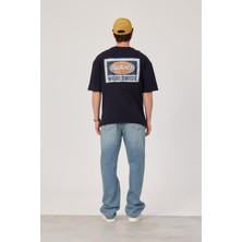 Nomarc Brand Worldwide Baskılı Lacivert Tshirt
