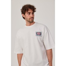 Nomarc Brand Worldwide Baskılı Beyaz Tshirt