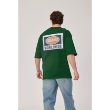 Nomarc Brand Worldwide Baskılı Yeşil Tshirt
