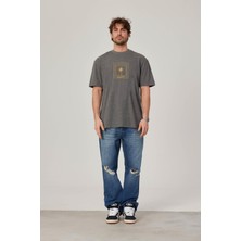 Nomarc Creative Yazılı Gri Tshirt