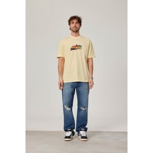 Nomarc Apparel Baskılı Sarı Tshirt