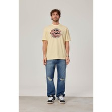 Nomarc Johnny Verado Baskılı Sarı Tshirt