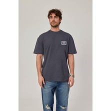 Nomarc Brand Worldwide Baskılı Antrasit Tshirt