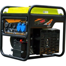 Genpower Gbg 50IXE Model 5 Kva,start/stoplu,tekerleksiz Açık Tip, Dijital Inverter Monofaze 8 220 Volt) Portatif Jeneratör