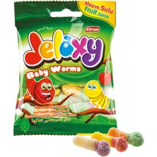 Elvan Jelaxy Kurtçuk 80 gr 12 Adet (1 Kutu)