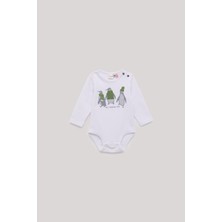 Layette Erkek Bebek Beyaz Body