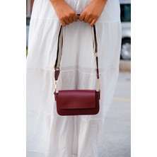 Casual Bag Casual Bag-Bordo Askı Detaylı El ve Omuz Çantası