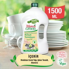 Mom's Green 2'li Set 1500 ml Aloeveralı ve Limonlu Organik Elde Bulaşık Temizleyici 2x1500 ml