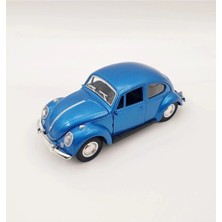 ZFN Metal Beetle Vosvos Diecast Nostaljik Araba 12 cm Açılır Kapı Çek Bırak Dekor Oyuncak