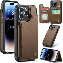 GX Boutique IPhone 14 Pro Kickstand Rfıd Engelleme Kart Tutucu Için Caseme Cüzdan Kılıf (Yurt Dışından)