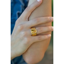 ÇGK KUYUMCULUK Tuğra Altın Yüzük CGKYZK0239