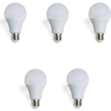 Kendal 5 Adet 12W LED Ampul Beyaz Işık Rengi KES171-B