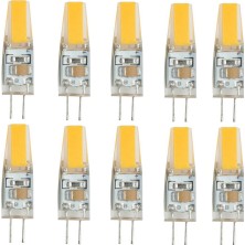 Kendal 10 Adet 2,5W 220V G4 Duy LED Kapsül Ampul 3000K Günışığı Işık KES008