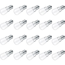 Kendal 20 Adet 2W Buzdolabı Ampulü E14 Duy 3000K Günışığı Rengi KES021