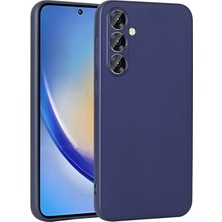 Galaxy A55 Kılıf Zore Premier Silikon Kapak-Lacivert