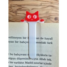 Eselya 3D Renkli Kedili Kitap Ayracı