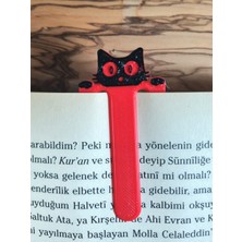 Eselya 3D Renkli Kedi Kitap Ayracı