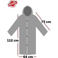 Newdaki Lacivert Kız Erkek Çocuk %100 Eva Kapüşonlu Yağmurluk