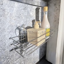 Renk Yapı Rüyası Vantuzlu Duş Rafı, Duş Sepeti, Banyo Düzenleyici, Mutfak Için  Baharatlık, Şampuanlık, Raf Vantuzlu
