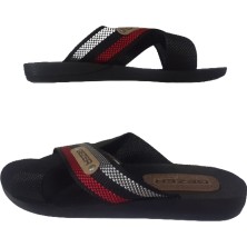 Gezer Erkek Siyah Halat Ultra Hafif Günlük Terlik GZRH97-797