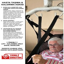 Ozclife Hasta Taşıma Lifti Aparatı - Hasta Destek Aparatı - Hasta Taşıma Askılı Sedye