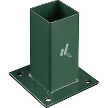 Konak Tel Çit Sistemleri 10 Adet Panel Çit Direği 75 cm Yeşil Avantaj Paket