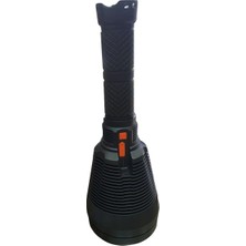 Powermaster W5118 Süper Parlak Pilli Şarjlı 4 Farklı Mod Seçenekli Battal Boy El Feneri