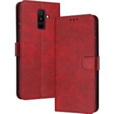 SZY Market Kart ile Toka ile Samsung Galaxy A6 Artı Pu Deri Için Flip Case (Yurt Dışından)