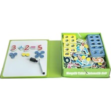 Eğitici Manyetik Matematik ve Yazı Tahtası Seti - Magnet Tablet Sayılar ve Yazı Tahtası Set - Manyetik Montessori Sayıları Öğrenme Set