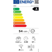 Uğur Ucm 31214 B101 A Enerji Sınıfı 12 kg 1350 Devir Çamaşır Makinesi