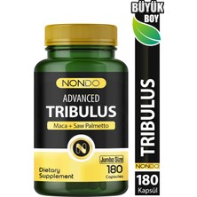 Nondo Trıbulus 180 Kapsül (Jumbo Boy 3 Aylık Kullanım Tribulus Terrestris, Saw Palmetto, Kore Ginseng)