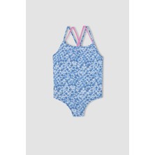 DeFacto Kız Çocuk Desenli Mayo