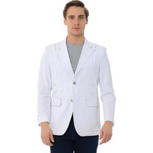 Sposo G-125 Klasik Kalıp Yarım Astarlı Erkek Ceket