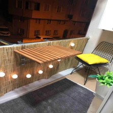 Bişkin 40 Cm X 5Metre Bambu Kamış Çit Hasır Bahçe Ve Balkon Çiti Reedfence