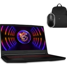 Msı Thın GF63 12UC-877XTR Gaming Dizüstü Bilgisayar, Core I5-12450H, 15.6 Fhd 144Hz, 16GB Ram, RTX3050 Gddr6 4gb, 512GB Ssd, Dos