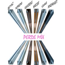 Perdemix Ahşap Rustik Rayı, Kelepçe ve Kapak takımı