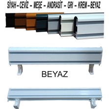 Perdemix Dekoratif Perde Ray Kornişi alüminyum 2 Kanallı