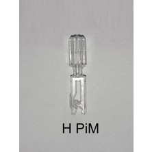 Perdemix Akıllı Dikey Perde Pimi H Tip 20' Li Paket Değiştirelebilir Vagon Uyumlu
