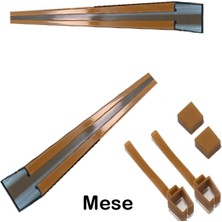 Perdemix Ahşap Rustik Rayı, Kelepçe ve Kapak takımı