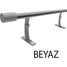 Perdemix 20 Mm Kornişli Dekoratif Alüminyum Tek Raylı Rustik  Perde Askısı