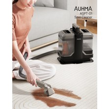 Auhma 450W Halı Koltuk Leke Çıkarıcı ve Araç Içi Leke Temizleme Makinesi Gri