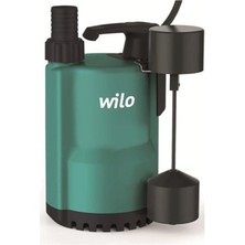 Wilo Drain Compact Gizli Flatörlü Az Kirli Su Drenaj Dalgıç Pompa 5 Mt. Kablolu 8 Mss 13 M³/h 220 Volt