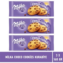 Milka Choco Cookies Damla Çikolatalı Kurabiye 168 gr - 3 Adet