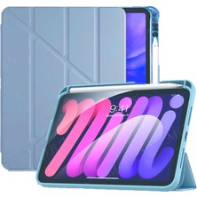 MobaxAksesuar Apple iPad 10. Nesil 10.9 2022 Kılıf Kalem Bölmeli Trifolding Case A2696 A2757 A2777