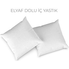 Ejoya Modern Tasarımlı 2'li Yastık Içi ve Kırlent Kılıfı 45CM 113439