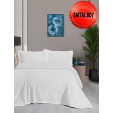 Mulberry Waflle Desenli Pike Battaniye  Pamuk Kalın Iplik Yumuşak Battal Boy 240 X 260